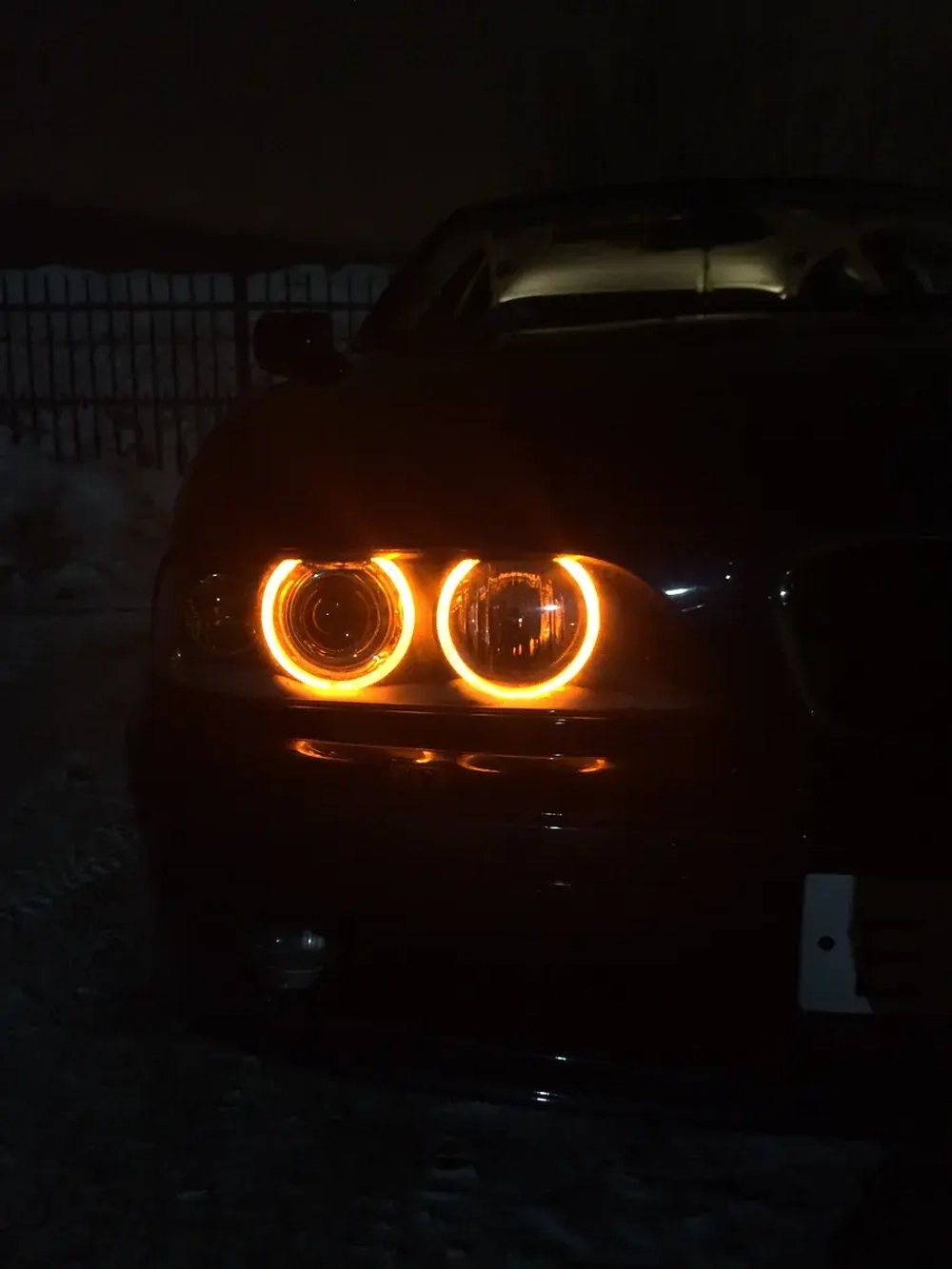 Ангельские глазки BMW E39 E36 E46 E38 ( Янтарные )