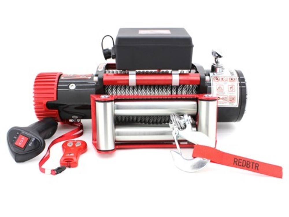 Лебёдка электрическая redBTR серия "HUNTER" 9.5, 12V