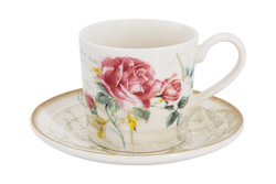 Чайная пара 220мл Imari Розы Парижа