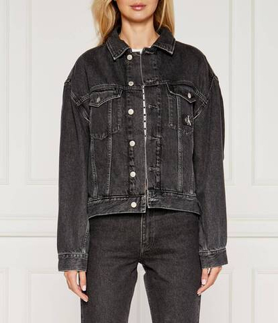 Джинсовая куртка BOXY CALVIN KLEIN JEANS - черный(J20J223711)