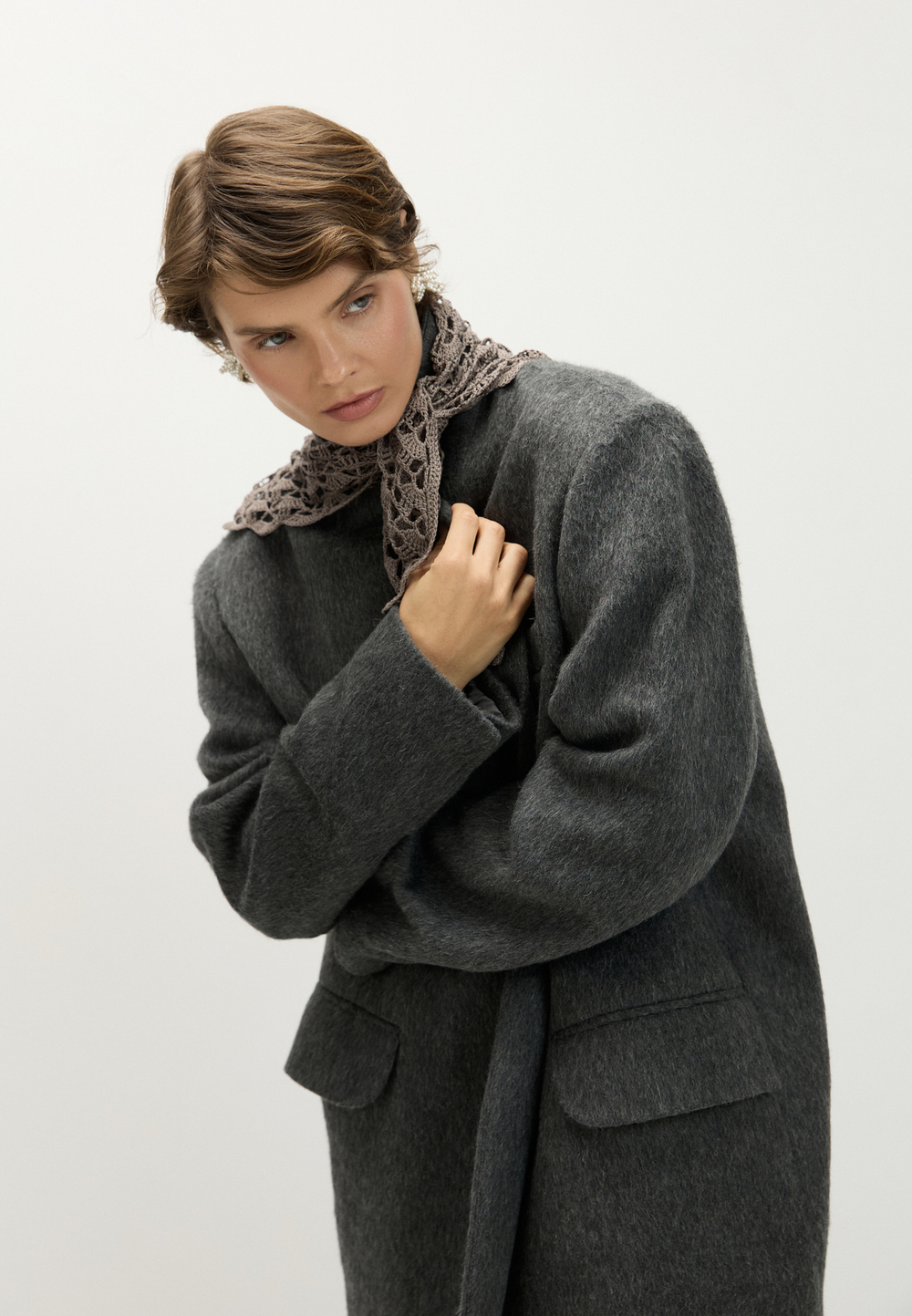 Косынка ажурная