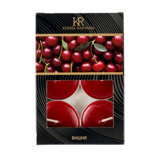 Свеча чайная ароматизированная 6шт/уп Дикая вишня