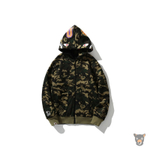 Двустороннее зип-худи Bape x OVO