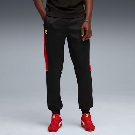 PUMA X SCUDERIA FERRARI МУЖСКИЕ СПОРТИВНЫЕ БРЮКИ MT7, ЧЕРНЫЙ