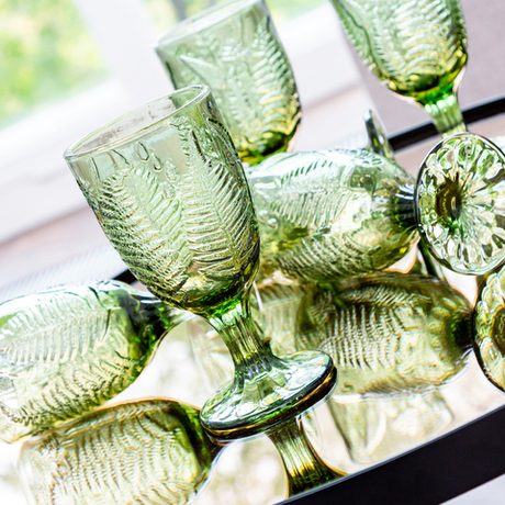 Набор бокалов 6шт 300мл Объект мечты Светский прием Эльза зеленый опал OM-21091715