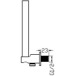 Ручной душ Boheme Uno 422-2-GM Gun Metal
