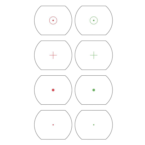 Прицел Veber 1x22x33 RG Weaver