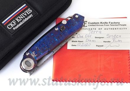 Нож CKF/Snecx 1 of 10 TERRA (Timascus+Damascus)