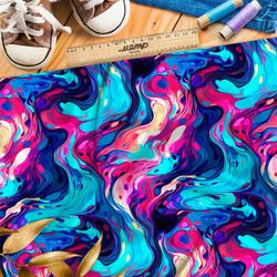 Ткань премиум шелк искусственный Армани феерические иллюзии