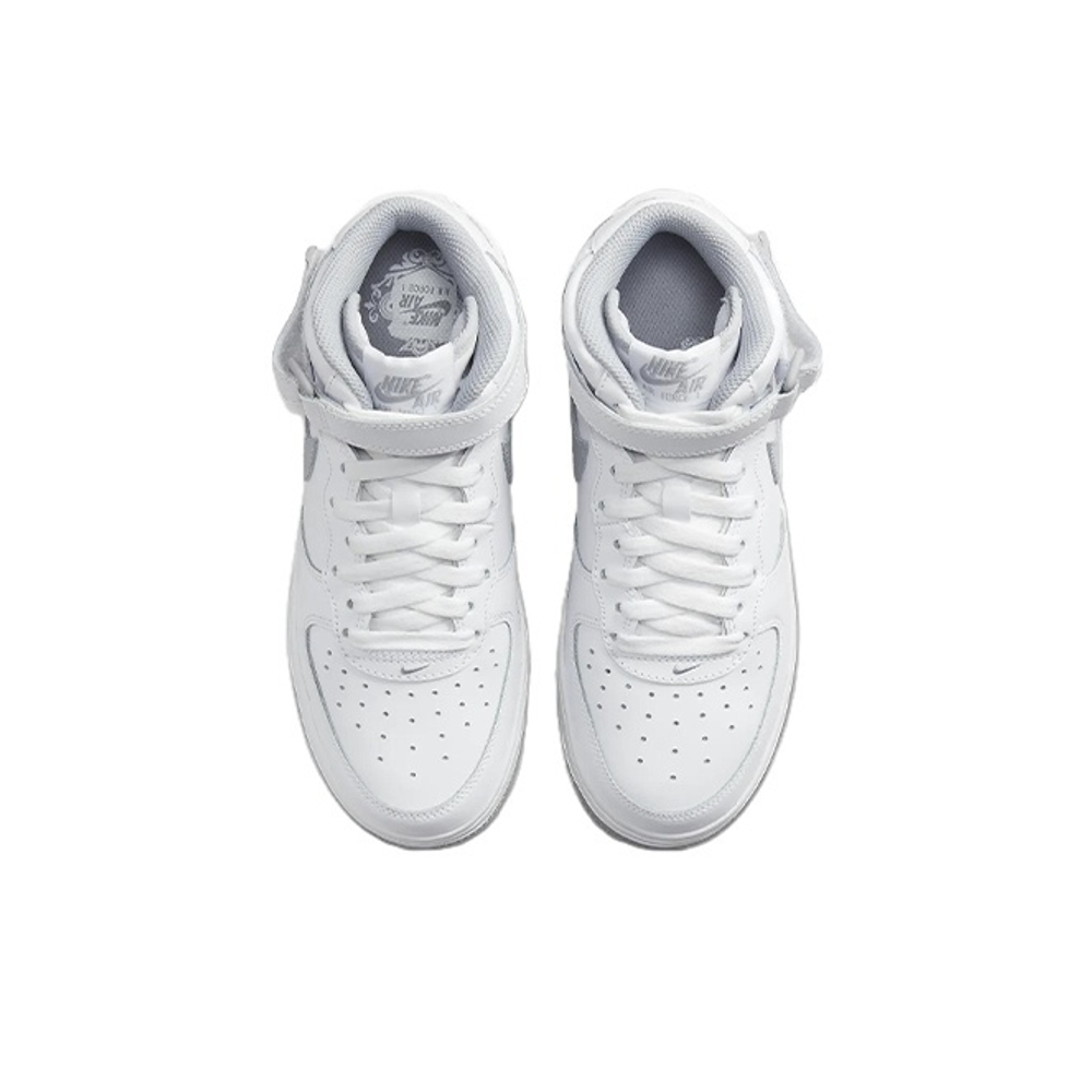Кроссовки Nike Air Force 1 Mid GS White Wolf Grey
