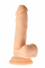 Телесный фаллоимитатор Naughty Nick - 14,5 см. (Цвет: телесный)