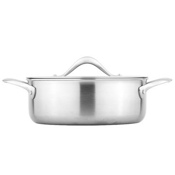 Кастрюля с крышкой 3ply etalon, D24 см, 4 л