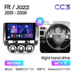Teyes CC3 9" для Honda Fit, Jazz 2001-2008 (прав)