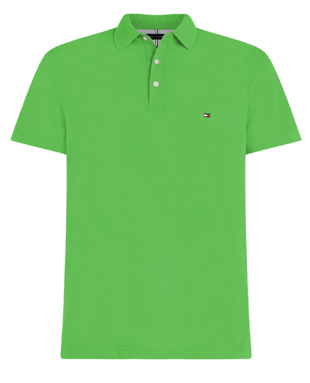 Мужское теннисное поло Tommy Hilfiger Core 1985 Slim Polo - spring lime