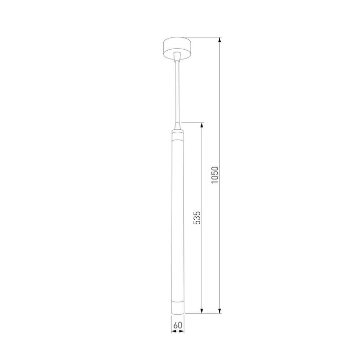 Подвесной светильник Eurosvet 50133/1 LED бронза