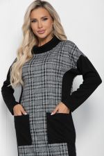 Платье Брэтта (серо-черное) П11357 LT Collection