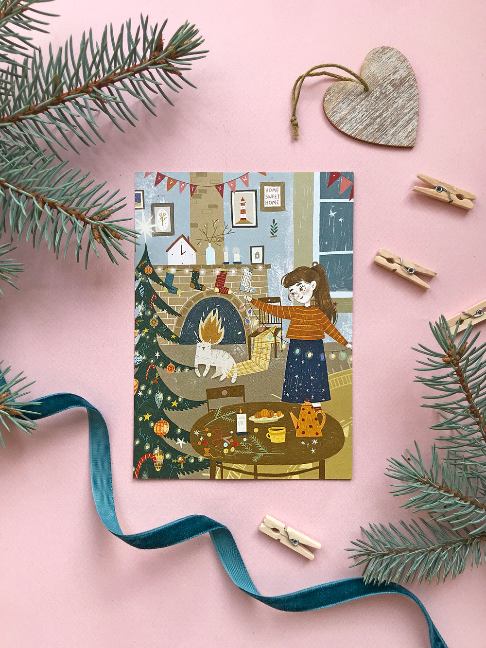 Открытка "Новый Год" 10 × 15 см