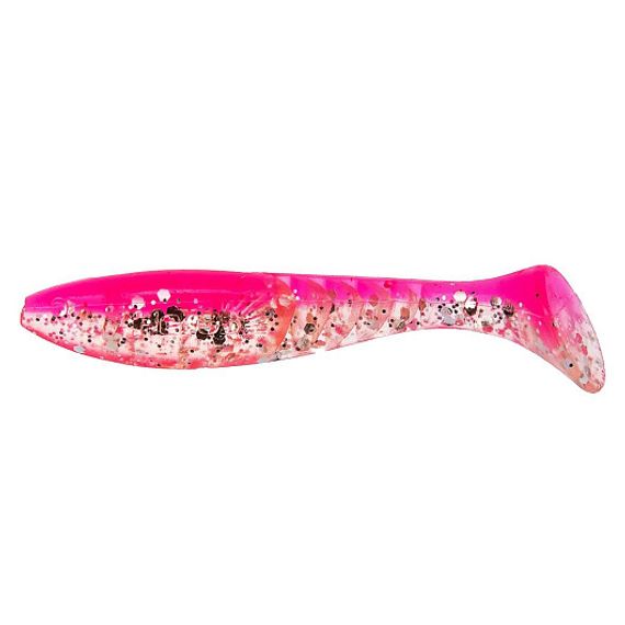 Виброхвост несъедоб. Slash 2,64&#39;/6,7 см Silver Sparkles &amp; Pink 30шт. (HS-19-035-N-30) Helios