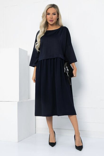 Платье бохо (синее) П12767-10М LT Collection