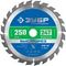 ЗУБР Быстрорез, 250 x 32 мм, 24Т, пильный диск по дереву, Профессионал (36901-250-32-24)