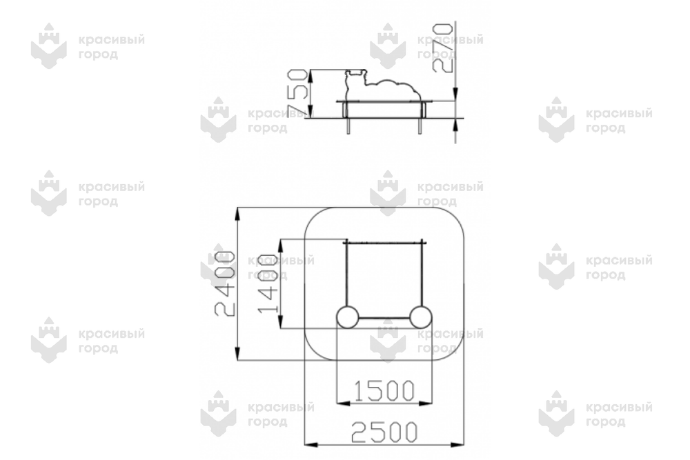 Песочница Гусеница