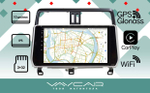 Магнитола для Toyota Land Cruiser Prado 150 2017-2023 - Vaycar VA77-1053 на Android 13, 8-ядер, 2Гб-32Гб, 4G SIM-слот