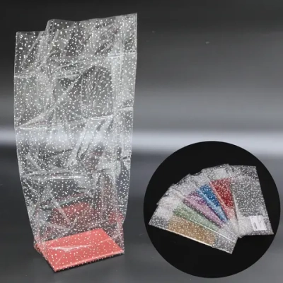 Пакет на жестком дне, рисунок «мошка» (дно 11*7; выс.36,5см)