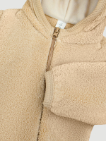 Утеплённый комбинезон Mjölk Beige, с капюшоном