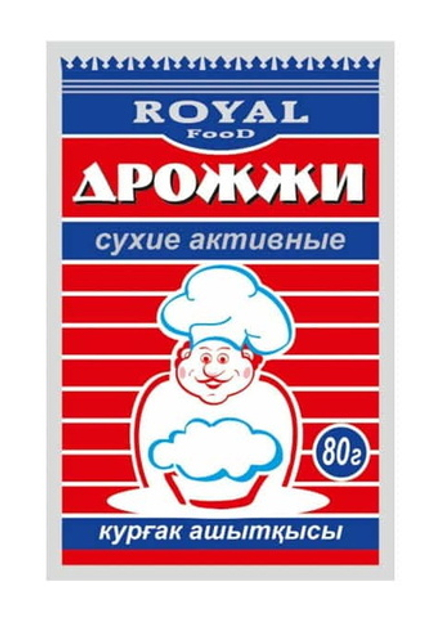 Дрожжи сухие 80г. Роял Фуд