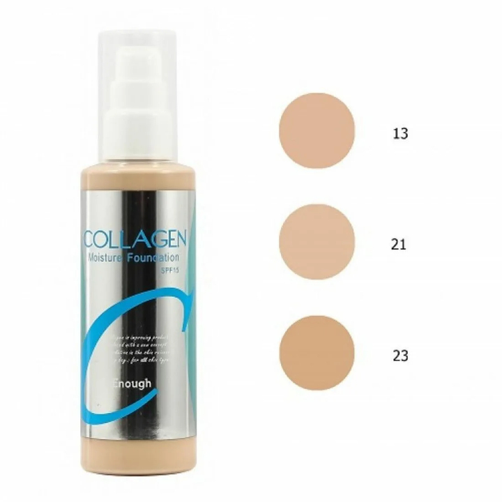Основа тональная для лица Enough Collagen Moisture Foundation тон №23 SPF15 с коллагеном 100 мл