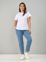 Брюки Бдж-129/джинс-морволна