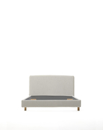 Кровать Valma из жемчужного шенилла со съемным чехлом для матраса 90 x 200 см