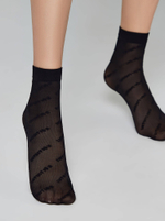 CONTE FANTASY Носки с эффектом мелкой сетки и надписями «Intuition»