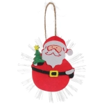 Сувенир с подсветкой «Дед Мороз с елочкой» 10 см