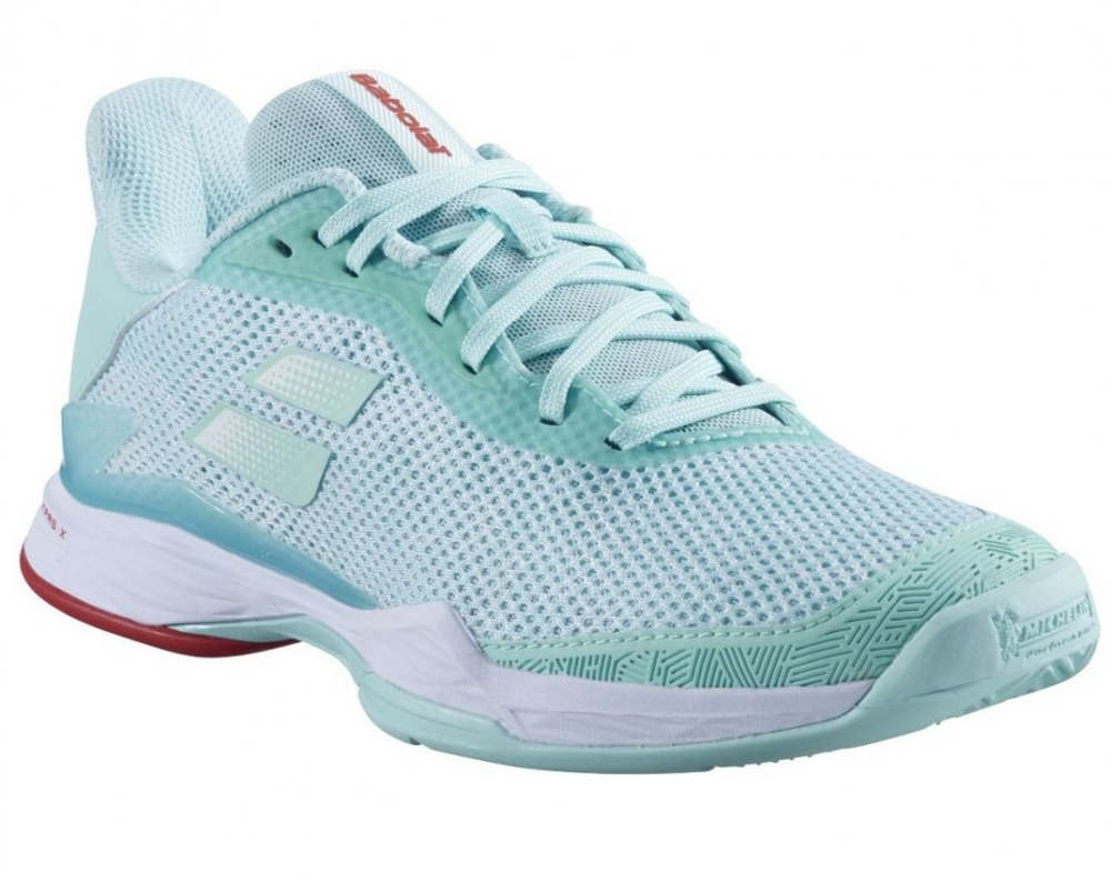 Женские теннисные кроссовки Babolat Jet Tere Clay Women - yucca/white