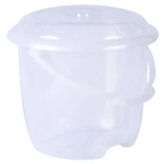 Ведро Дельфин 10л с крышкой Прозрачно-зелёный