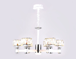 Подвесная светодиодная люстра TR4518/6 WH/CH белый/хром 120W D730*370 (Без ПДУ)