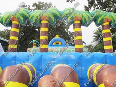 Надувная полоса препятствий "Дачные приключения"
