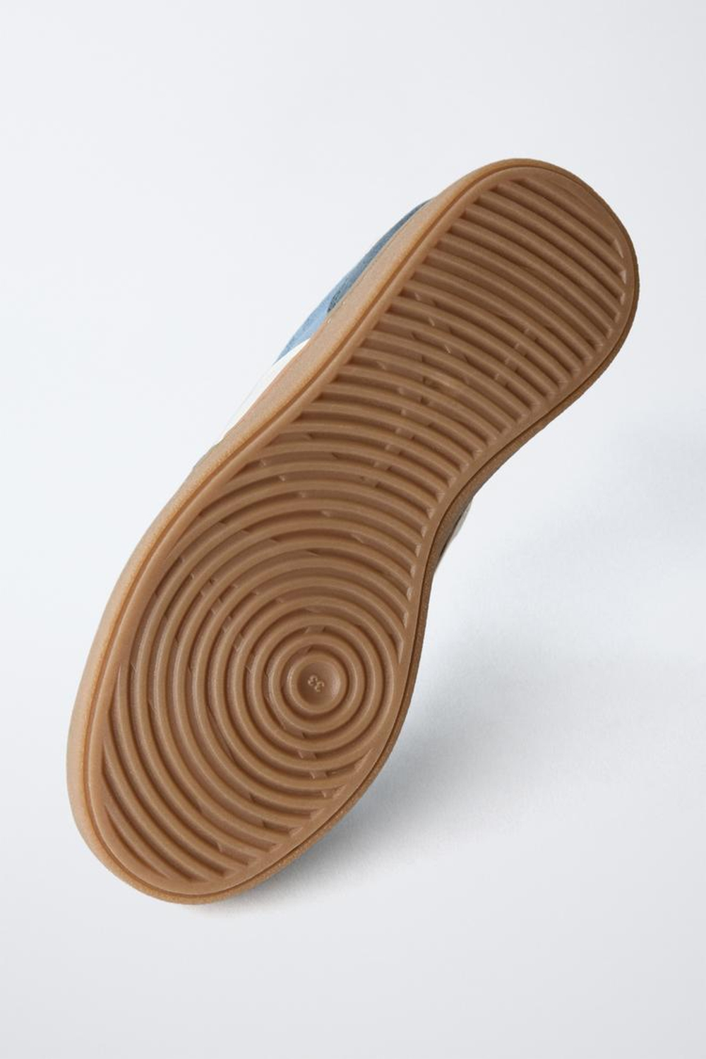 ZARA КОМБИНИРОВАННЫЕ КЕДЫ, СИНИЙ