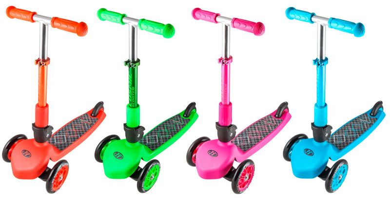 Детский складной самокат от 2 до 4 лет Tech Team Cosmic Pro