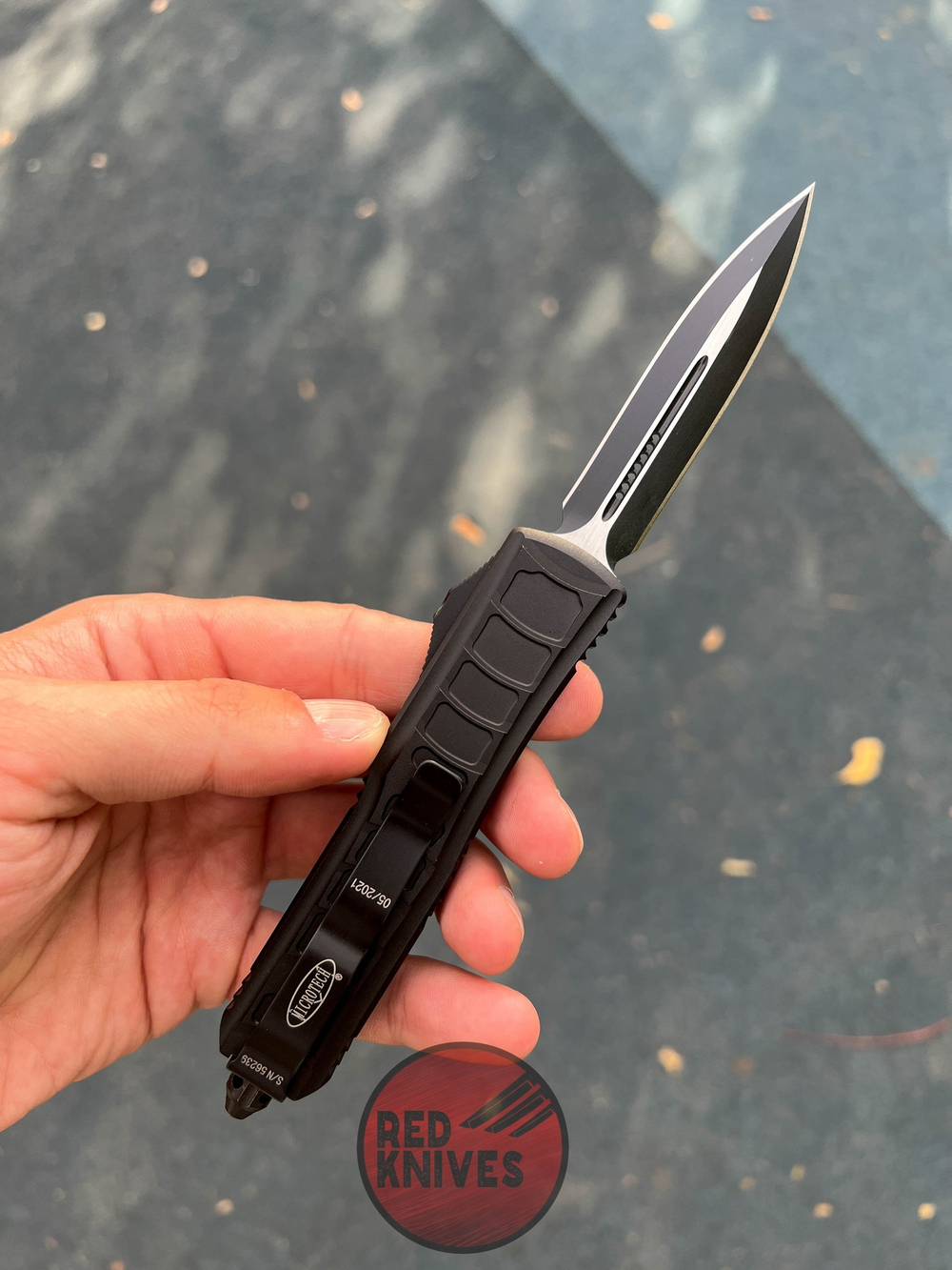 Нож Microtech UTX-85 Stepside D/E , клинок кинжальный 232II-1TS