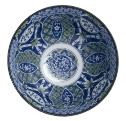 Mensa Home Миска 18x9см Голубые цветы (микс 1шт)
