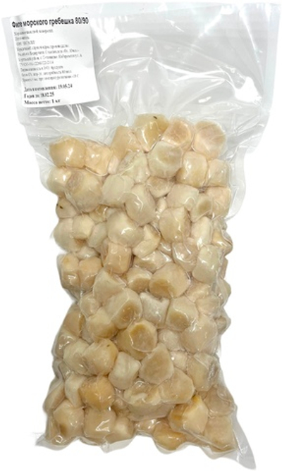 Гребешок Курильский (80/90) 1 кг