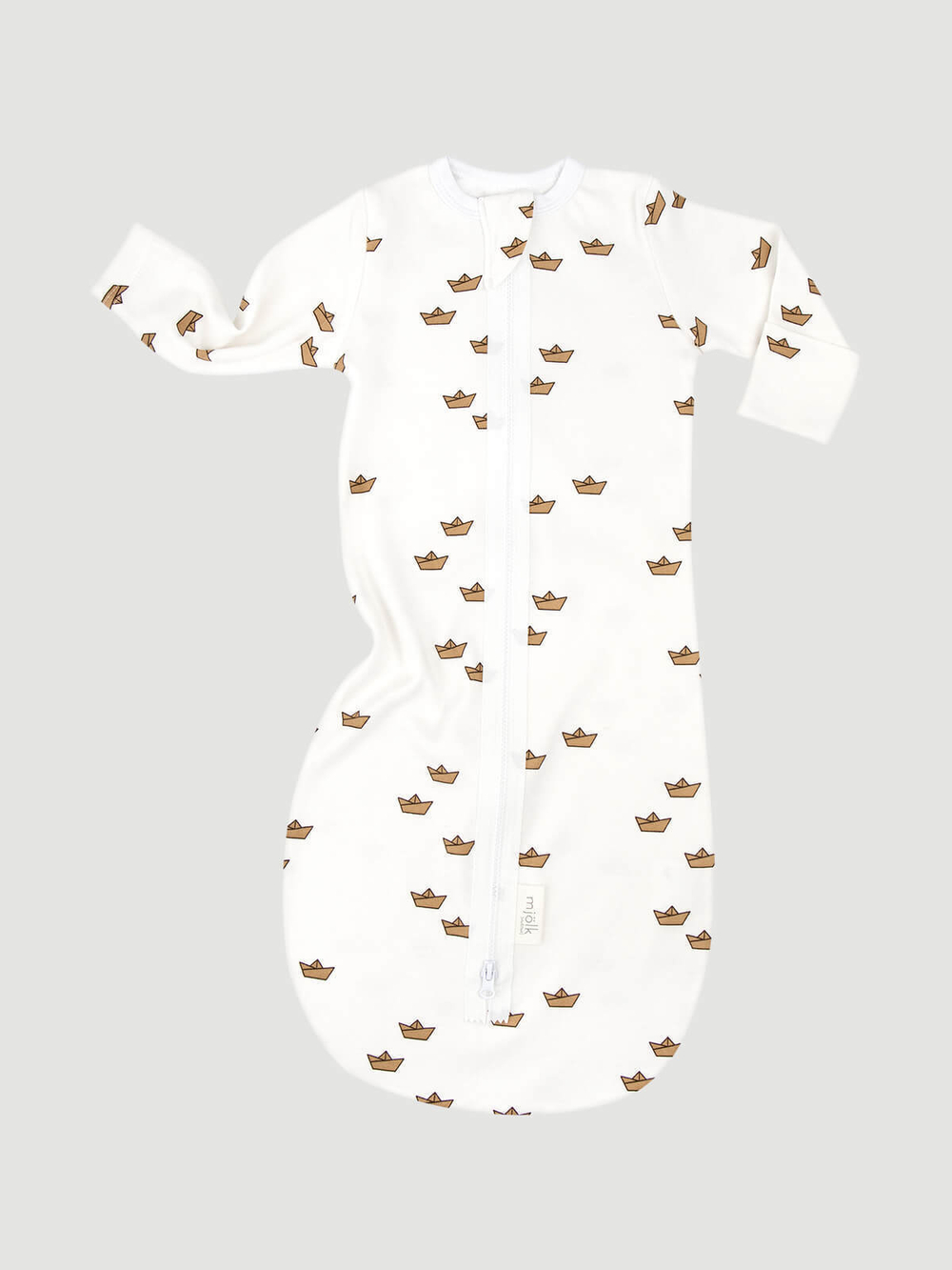 Спальный мешок Mjölk Бумажные кораблики, уценка