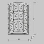 Настенный светильник (бра) Maytoni MOD184-WL-01-CH