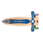 Самокат Globber Primo Foldable Wood Lights синий