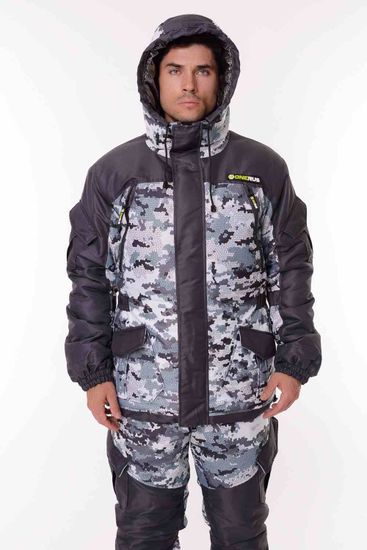 Костюм "ГОРНЫЙ -45" кур+п/к (Алова/Таслан, белый/серый)