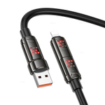 Кабель 4-в-1USB/C на iP/C 240W Hoco U143 (black)
