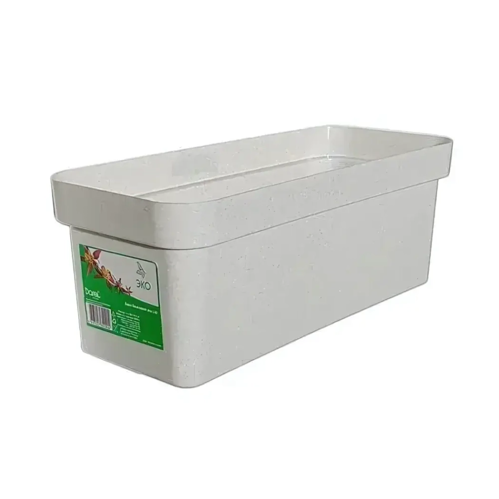 Ящик балконный эко L60 светлый гранит