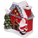Фигурка с подсветкой Miracle «Домик с ёлочкой» 14*13 см